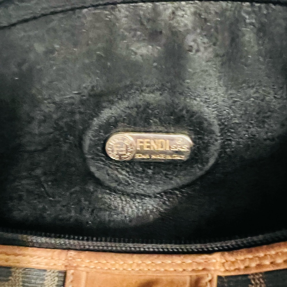 Fendi Black and Tan Crossbody Bag - Picture 6 of 6